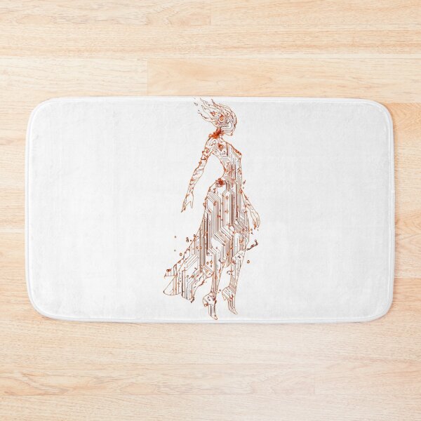 Item preview, Ethereal Circuit Board Silhouette- Abstract Sci-Fi Cyberpunk Art  designed and sold by LC&LCPlatform.