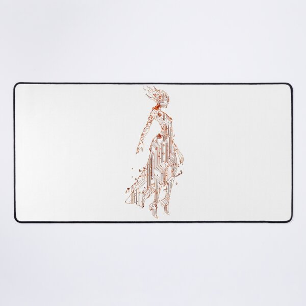 Item preview, Ethereal Circuit Board Silhouette- Abstract Sci-Fi Cyberpunk Art designed and sold by LC&LCPlatform.
