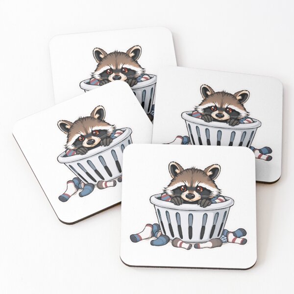 Item preview, Raccon don't believe in work  designed and sold by SIA FUNKY ARTS.