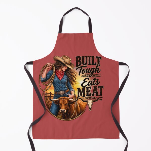 Item preview, BUILT TOUGH Eats Meat designed and sold by CarnivoreGifts.