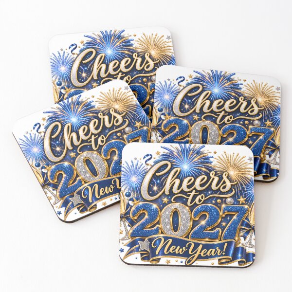 Item preview, Cheers to 2027 New Year Celebration designed and sold by TinyWeird.
