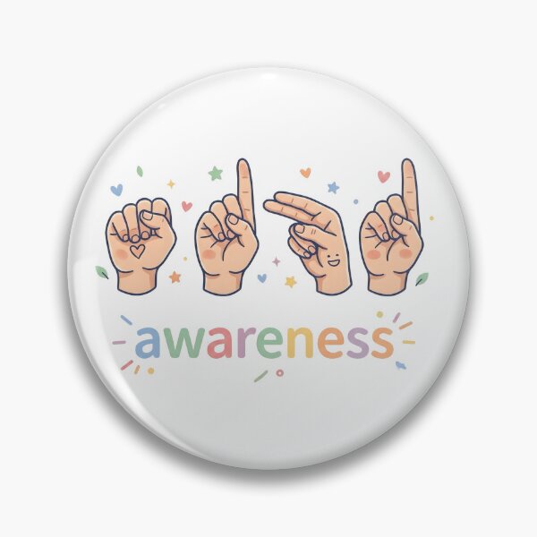 Item preview, ADHD ASL Awareness Sign Language Quote designed and sold by Marti’s Shop Corner.