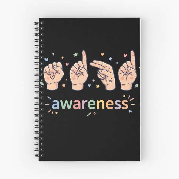 Item preview, ADHD ASL Awareness Sign Language Quote designed and sold by Marti’s Shop Corner.