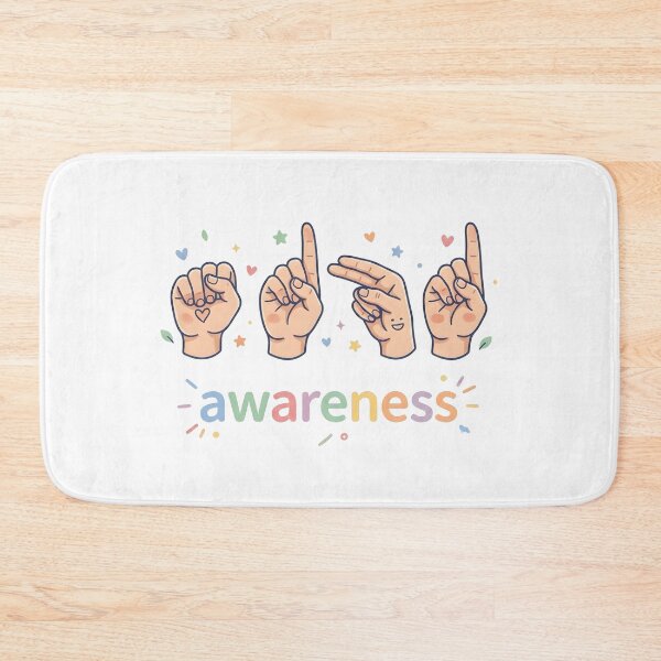 Item preview, ADHD ASL Awareness Sign Language Quote designed and sold by Marti’s Shop Corner.