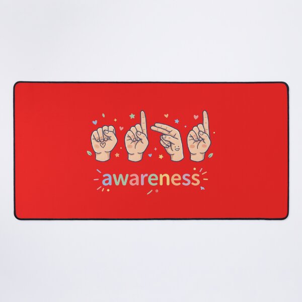Item preview, ADHD ASL Awareness Sign Language Quote designed and sold by Marti’s Shop Corner.