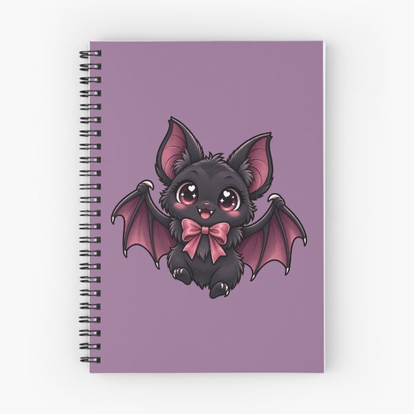 Item preview, Murciélago vampiro gótico kawaii con lazo rosa designed and sold by Based-Bear.