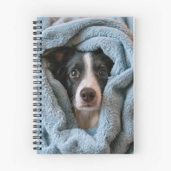 Item preview, Border Collie in Blanket 01 designed and sold by Elisabeth Lucas.