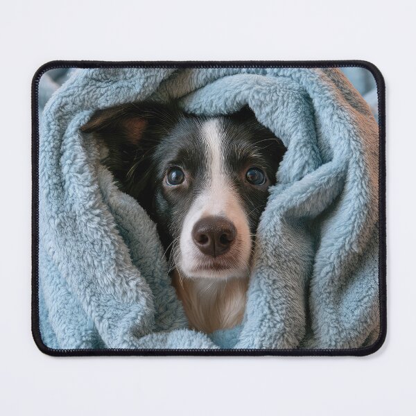 Item preview, Border Collie in Blanket 01 designed and sold by Elisabeth Lucas.