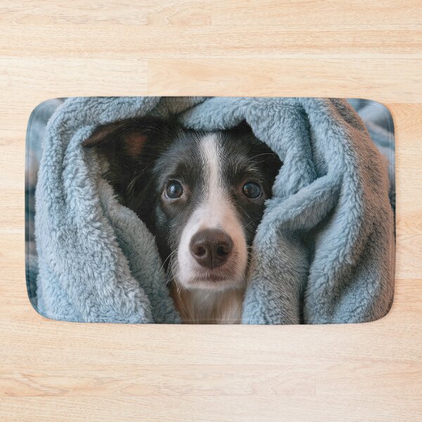 Item preview, Border Collie in Blanket 01 designed and sold by Elisabeth Lucas.