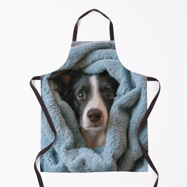 Item preview, Border Collie in Blanket 01 designed and sold by Elisabeth Lucas.