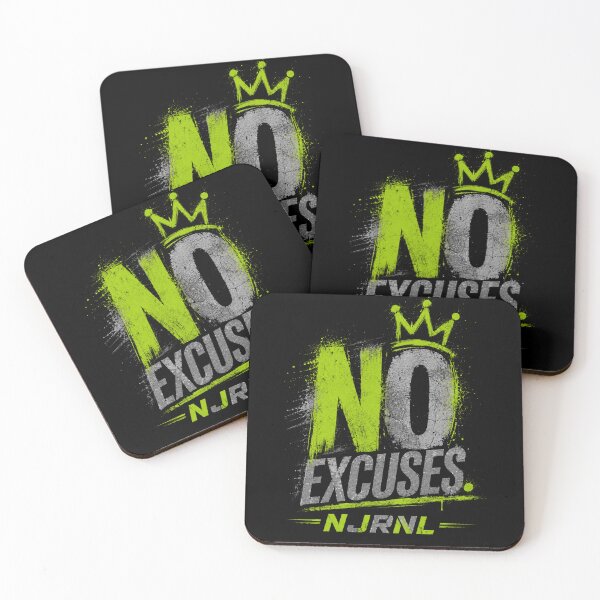 Item preview, No Excuses Fitness Motivation – NJRNL designed and sold by NJRNL Apparel .