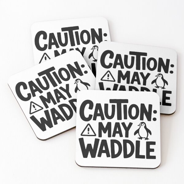Item preview, Caution: May Waddle designed and sold by theartfulaspie.