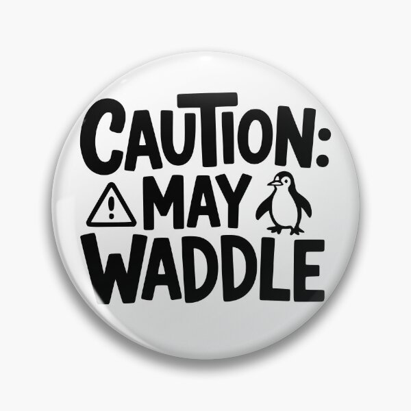 Item preview, Caution: May Waddle designed and sold by theartfulaspie.