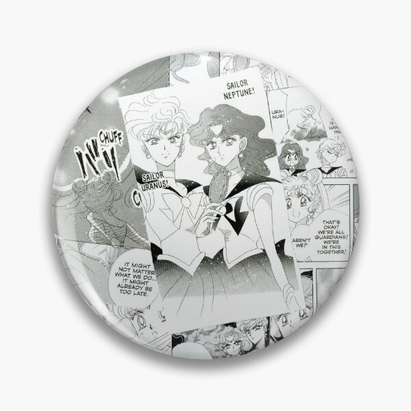 Item preview, Sailor Uranus and Sailor Neptune Manga Collage designed and sold by dreamitingalaxy.