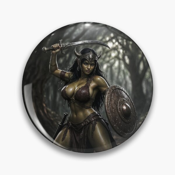Item preview, Female Half-Orc Warrior designed and sold by Fantasy Temptress Adult.