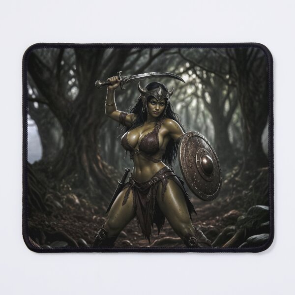 Item preview, Female Half-Orc Warrior designed and sold by Fantasy Temptress Adult.