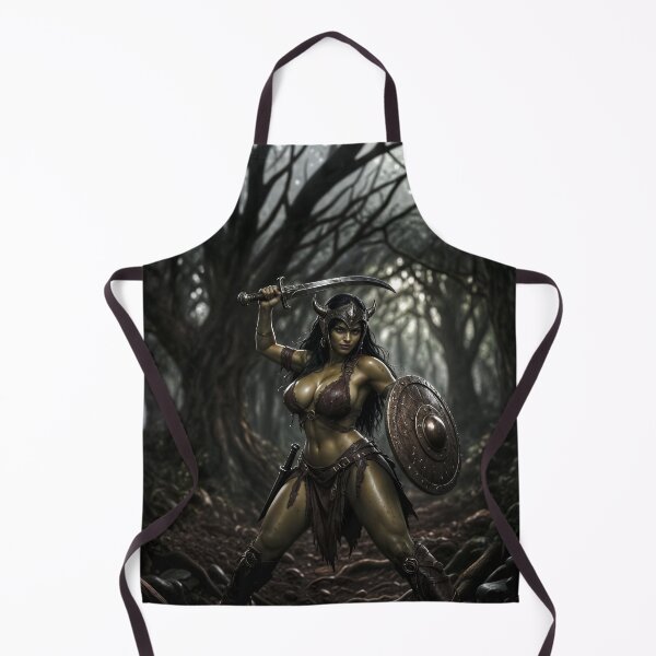 Item preview, Female Half-Orc Warrior designed and sold by Fantasy Temptress Adult.