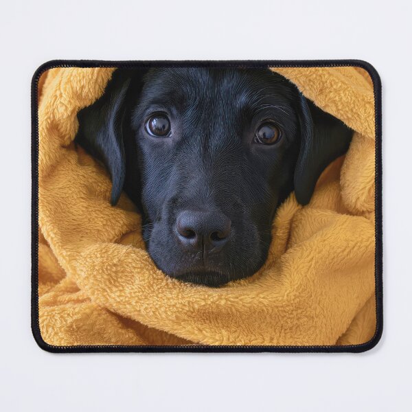 Item preview, Black Lab in Blanket 01 designed and sold by Elisabeth Lucas.