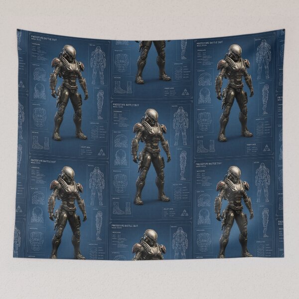 Item preview, Prototype Battle Suit Schematic designed and sold by Moviebuff91.