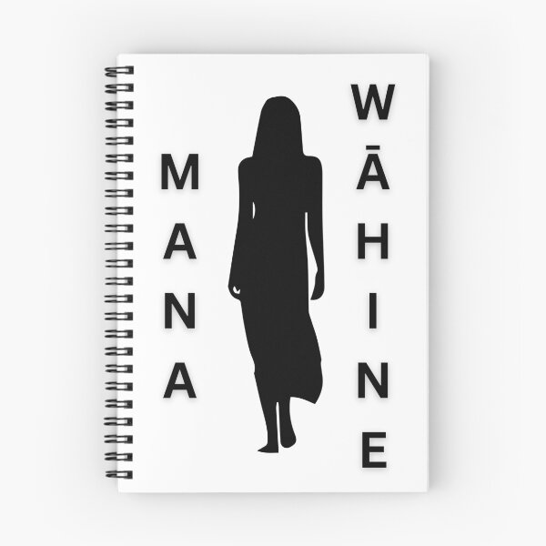 Item preview, Mana Wahine infographic with woman silhouette  designed and sold by maplunk.