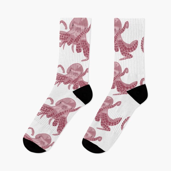 Item preview, Pink octopus designed and sold by Katyslittlestickershop.