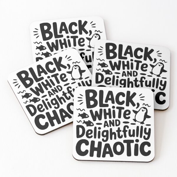 Item preview, Black, White, and Delightfully Chaotic designed and sold by theartfulaspie.