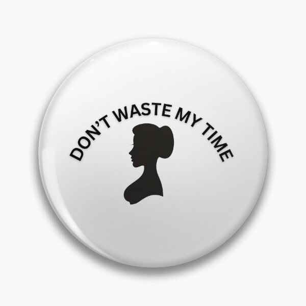Item preview, Don't waste my time Mana Wahine infographic with woman silhouette  designed and sold by maplunk.