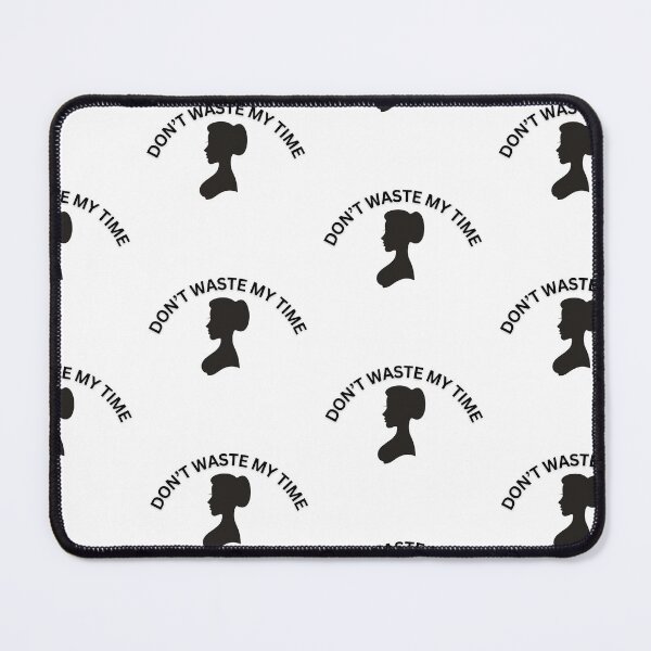 Item preview, Don't waste my time Mana Wahine infographic with woman silhouette  designed and sold by maplunk.