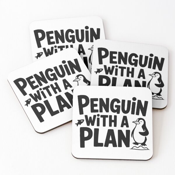 Item preview, Penguin With a Plan designed and sold by theartfulaspie.