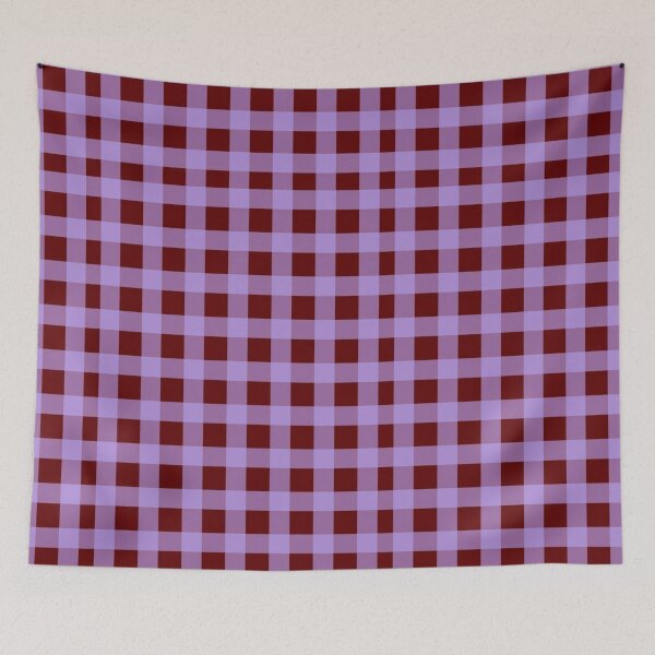 Item preview, Red and Lavender Gingham Seamless Pattern | Classic Checkered Design designed and sold by destelloacido.