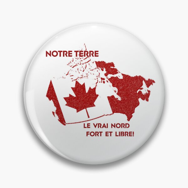 Item preview, Canada:  Our Land The True North Strong and Free (French) designed and sold by OctoberSpring.