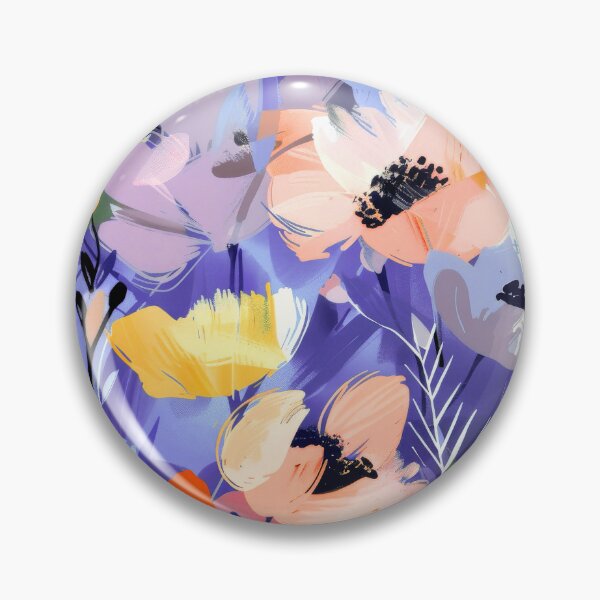 Item preview, Fairytale Flowers In Lilac And Blue Modern Abstract designed and sold by DEC02.