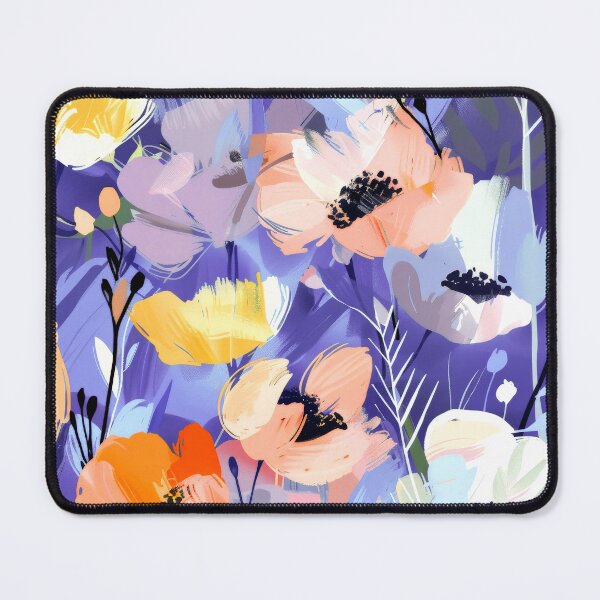 Item preview, Fairytale Flowers In Lilac And Blue Modern Abstract designed and sold by DEC02.