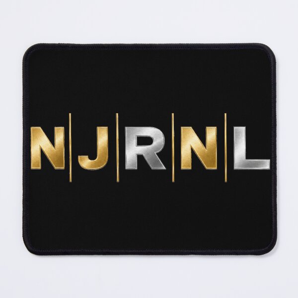Item preview, NJRNL Metallic Gold Jump Rope Logo designed and sold by NJRNL Apparel .