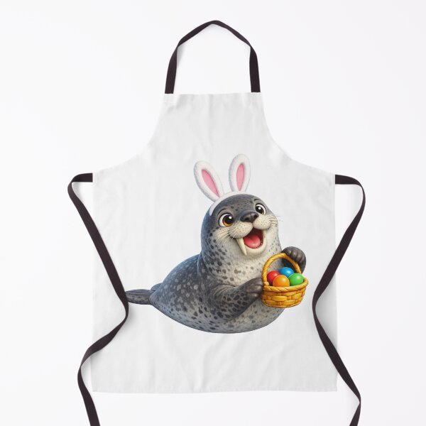Item preview, Leopard Seal Easter Bunny designed and sold by Sillytoe.
