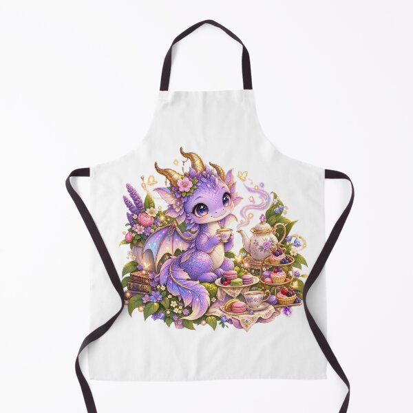 Item preview, Cute Purple Dragon Tea Party designed and sold by jgvisualarts.