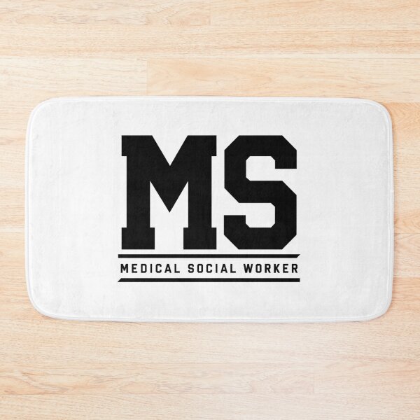 Item preview, Medical Social Worker - Bold MS Badge Design designed and sold by medicalkinoko.