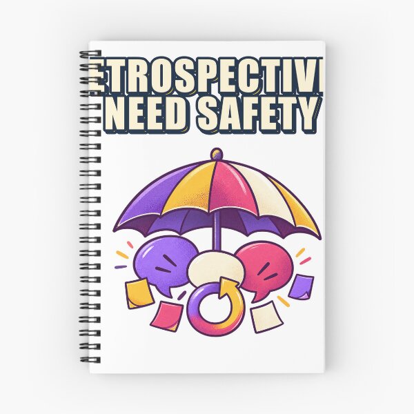 Item preview, Safer Retrospectives Build Better Teams designed and sold by Shope Buzz.