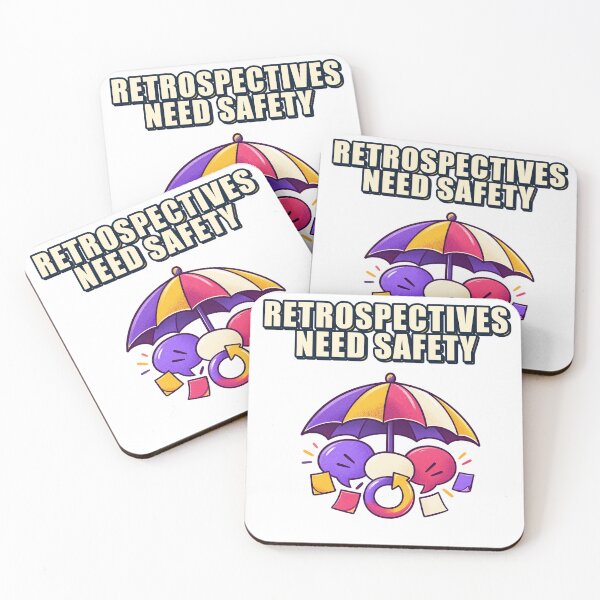 Item preview, Safer Retrospectives Build Better Teams designed and sold by Shope Buzz.