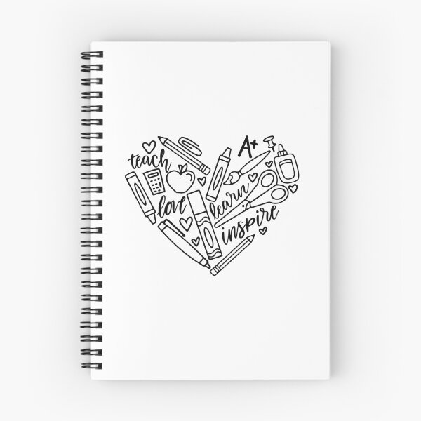 Item preview, Teach Love Inspire Back To School Teacher Life Heart Design designed and sold by gunaone-design.