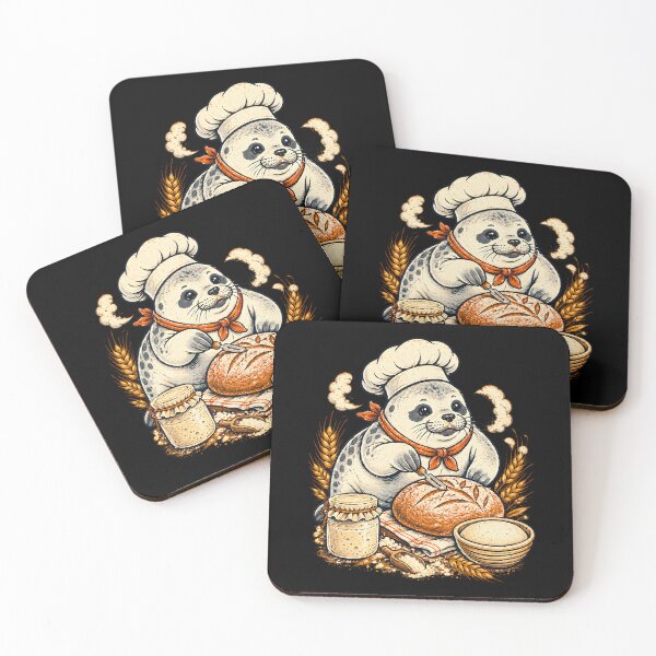 Item preview, Copy of Seal Chef Making Sourdough Bread  designed and sold by palaco210.