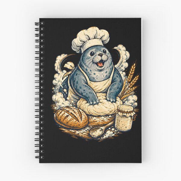 Item preview, Seal Chef Making Sourdough Bread  designed and sold by palaco210.