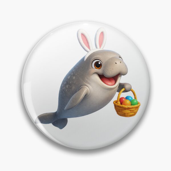 Item preview, Manatee Easter Bunny designed and sold by Sillytoe.