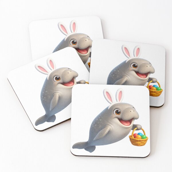 Item preview, Manatee Easter Bunny designed and sold by Sillytoe.