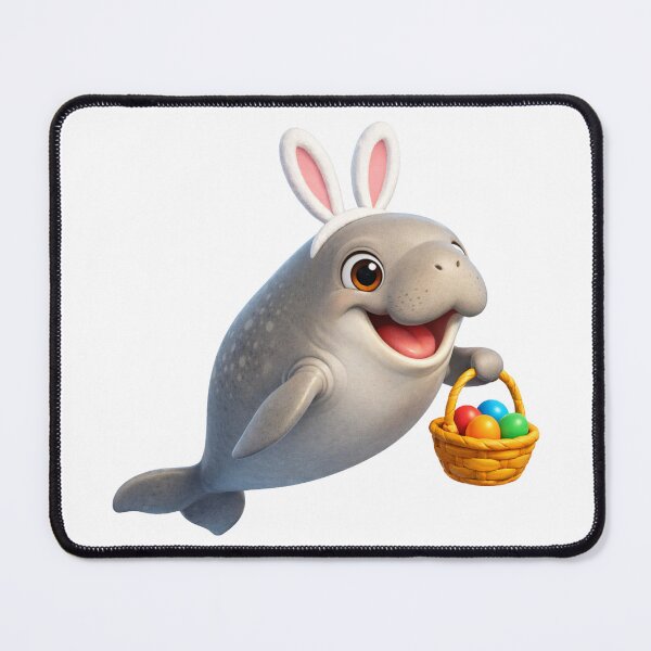 Item preview, Manatee Easter Bunny designed and sold by Sillytoe.