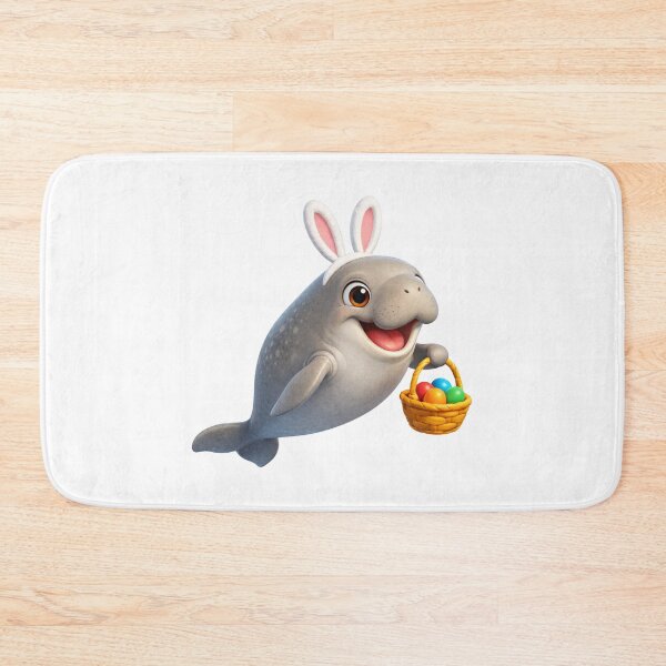 Item preview, Manatee Easter Bunny designed and sold by Sillytoe.