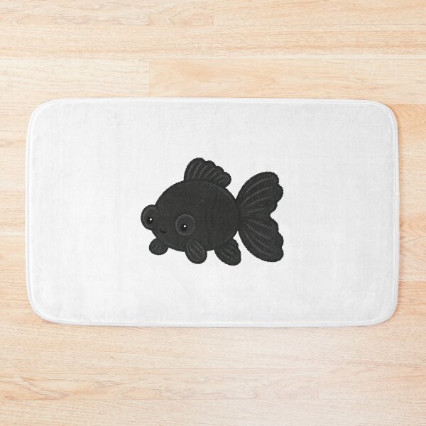 Item preview, Demekin Goldfish - Cute Black Telescope Goldfish Illustration designed and sold by medicalkinoko.