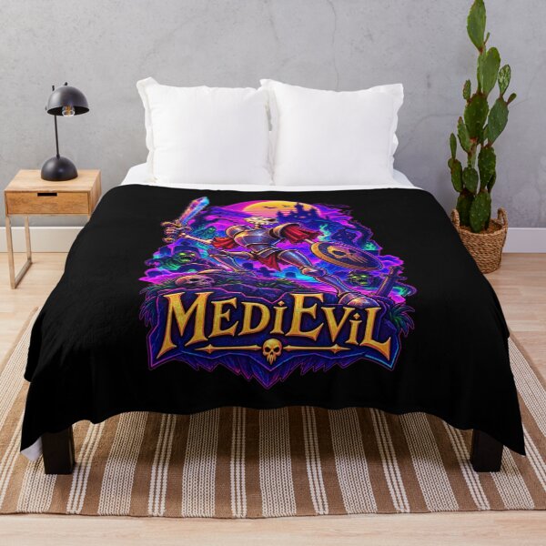Item preview, Synthwave Undead Knight - Retro MediEvil designed and sold by Rosteri.
