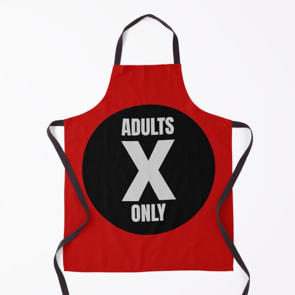Item preview, Adults Only X – Bold Black and Red Graphic Design designed and sold by destelloacido.