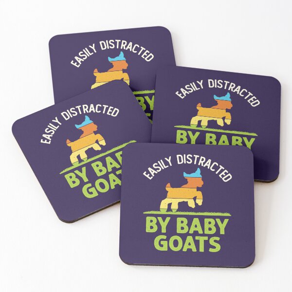 Item preview, Easily Distracted by Baby Goats Cute Goat Lover designed and sold by jaygo.